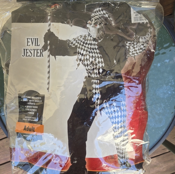 Evil Jester Mask Costume- Head Only! - Picture 11 of 11